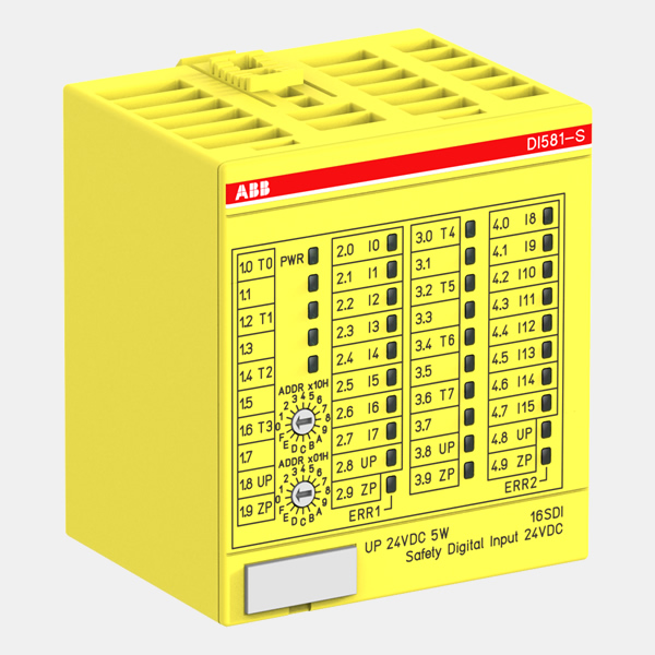 ABB DI581-S Safety Digital Input Module, ABB AC500-S PLCs - HKXYTECH